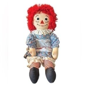 Vintage Raggedy Ann Doll 24” - Mint Condition